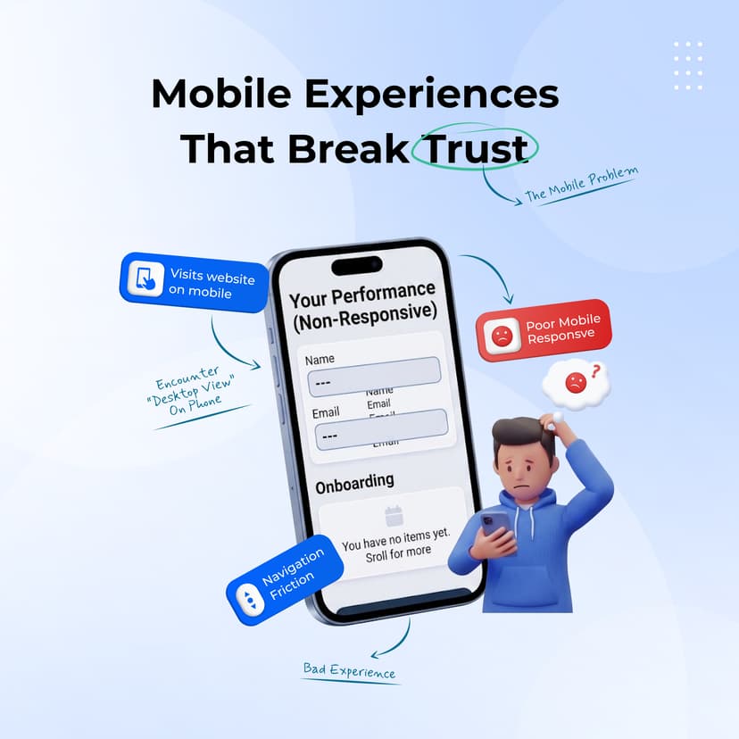UX Issue #4: Mobile Experiences That Break Trust
