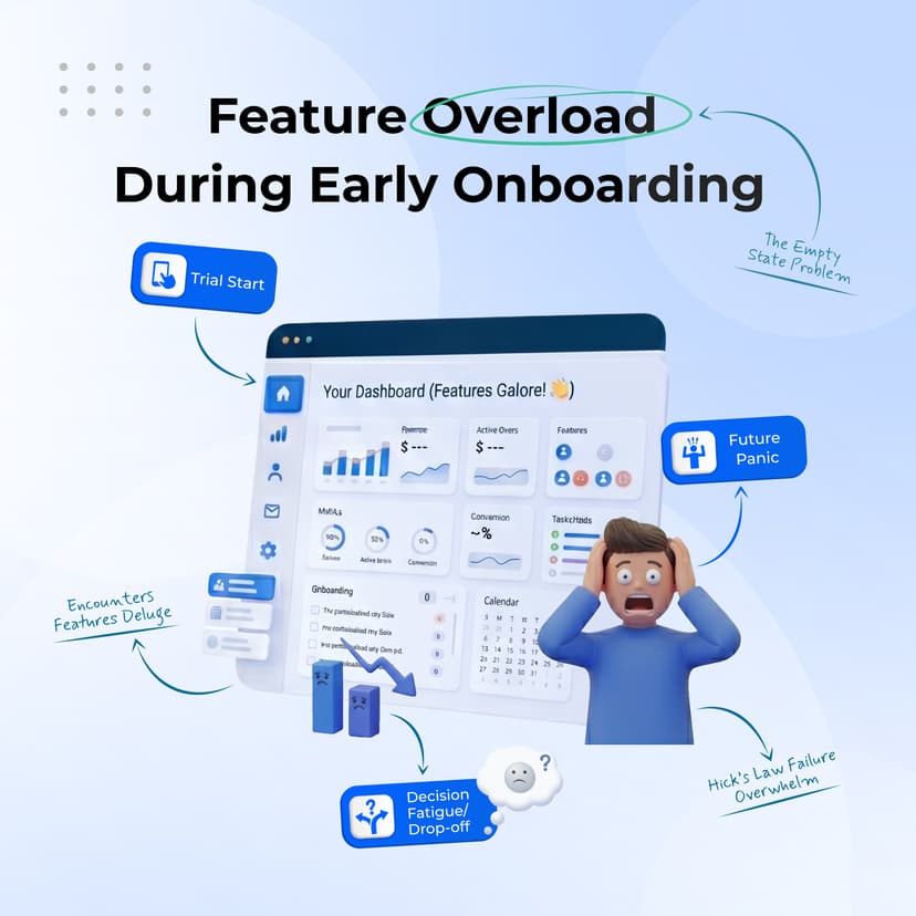 UX Issue #2: Feature Overload That Creates Decision Paralysis
